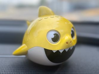 Baby Shark Portable Alarm Clock + Bluetooth Speaker