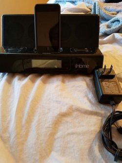 IPOD TOUCH WITH I HOME DOCrKING SYSTEM - Price reduced