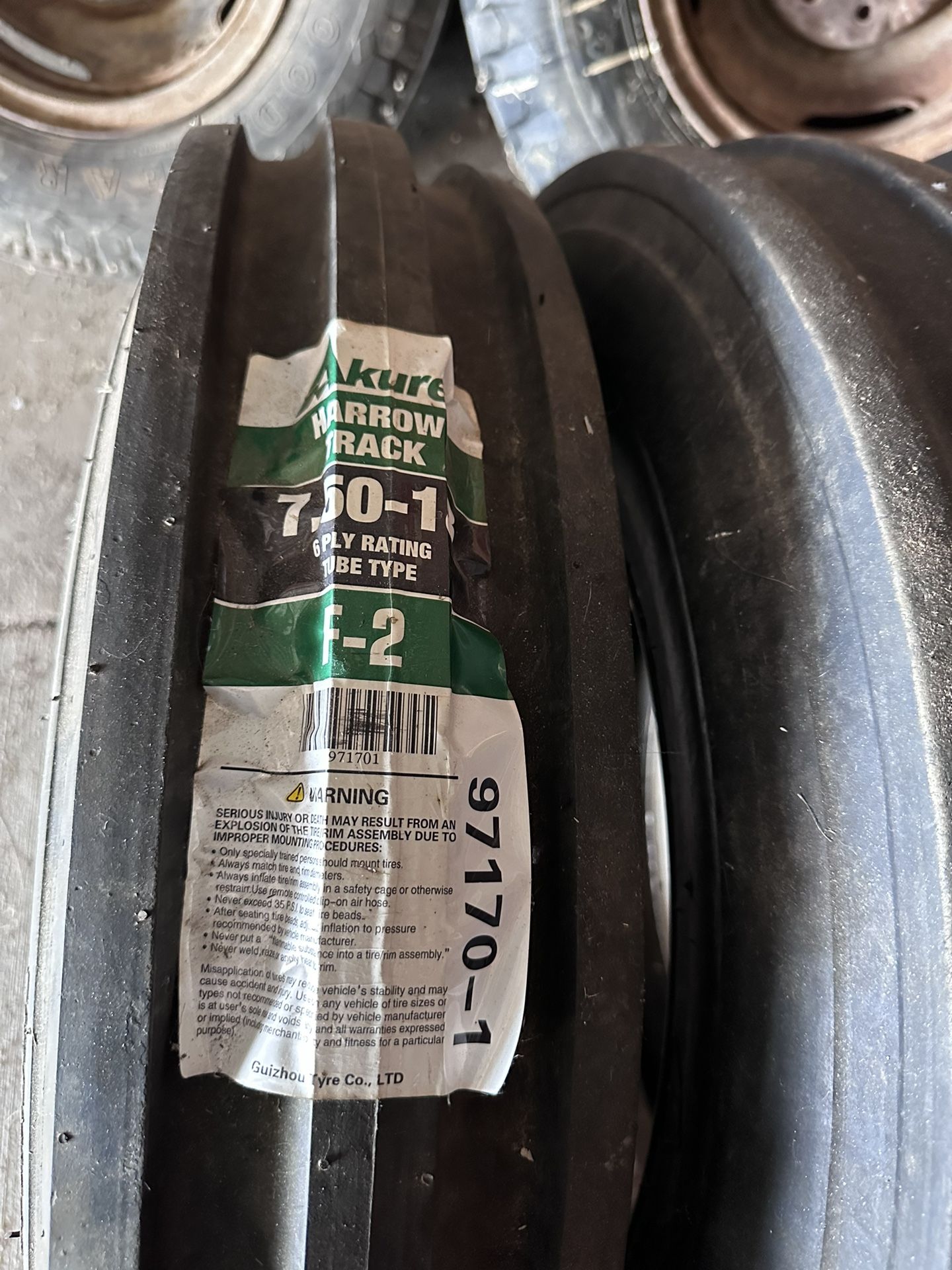 (4) Brand New Tractor Tires