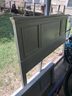 Full size wood head/ footboard