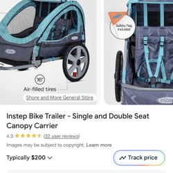 I step Bike Trail Double Seat