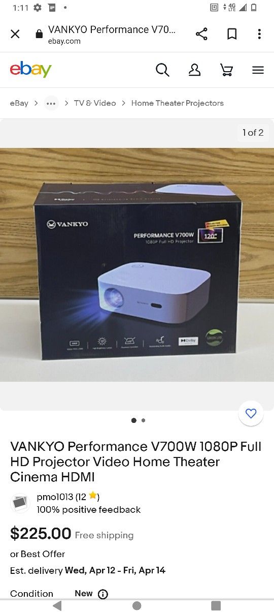 Brand New Vankyo Performance V7 00w 120