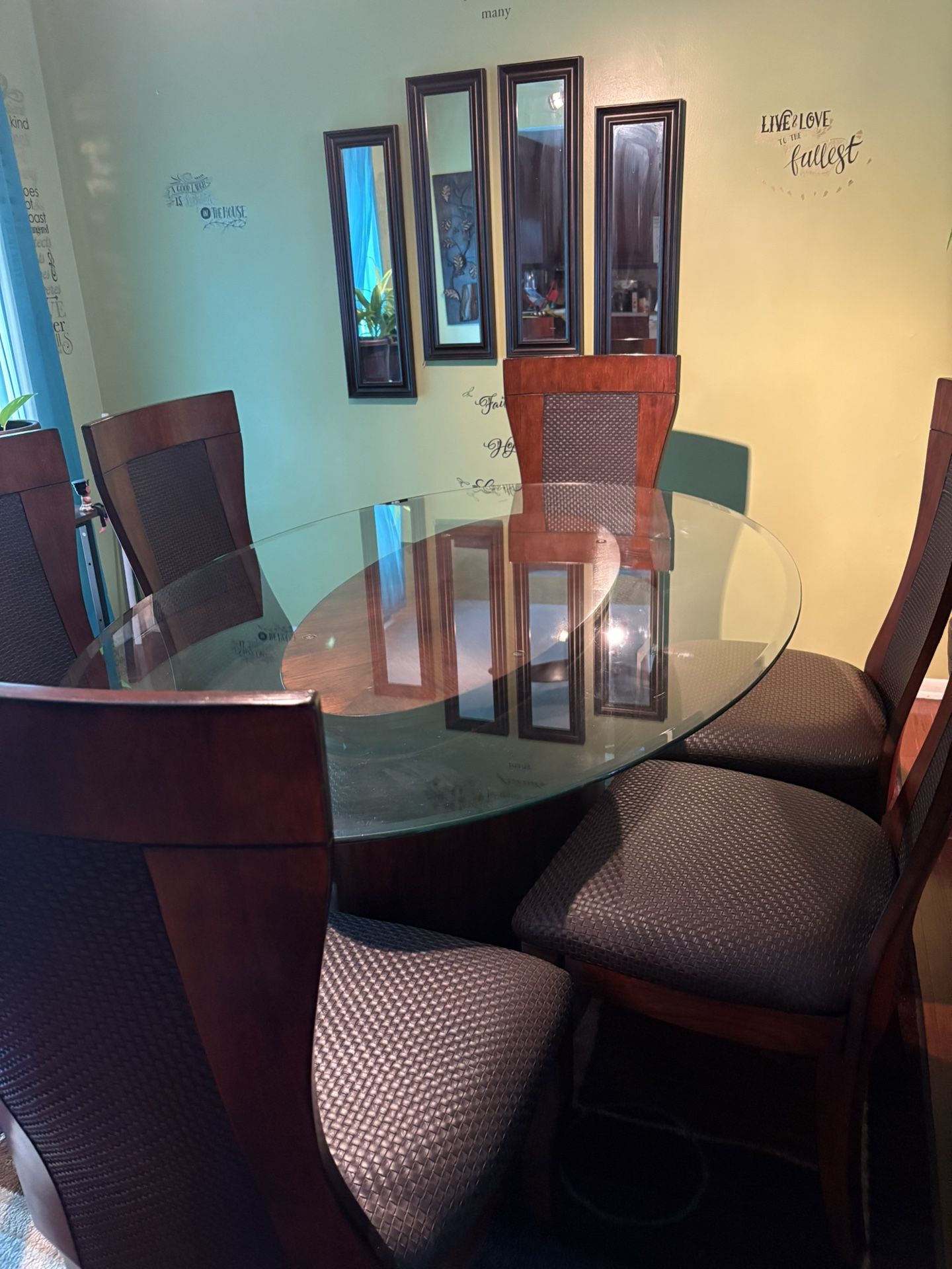 Kitchen Table + Six Chairs