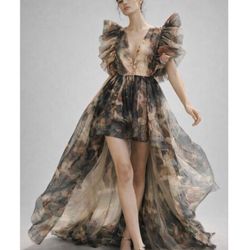 akira hi low dress small