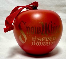 Disney Store Snow White Poison Apple Ornament