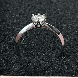 VVS1 Engagement Ring Moissanite 