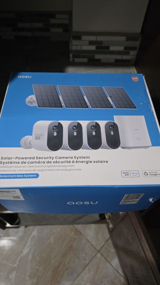Aosu Solar Powered Security Cameras