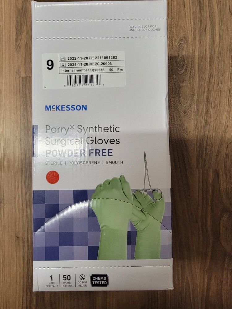 McKesson Perry Synthetic Surgical Gloves POWDER FREE