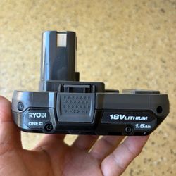 RYOBI ONE+ 18V Lithium-Ion 1.5 Ah Battery