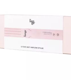 L'ANGE HAIR Le Duo Grande 360° Airflow Styler | 2-in-1 Curling Wand & Titanium Flat Iron Professional Hair Straightener and Curler with Cooling Air