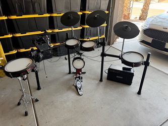 Alesis drum set with Amp