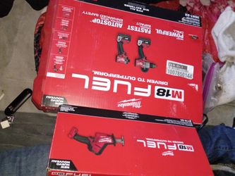 Brand new Milwaukee tools and battery