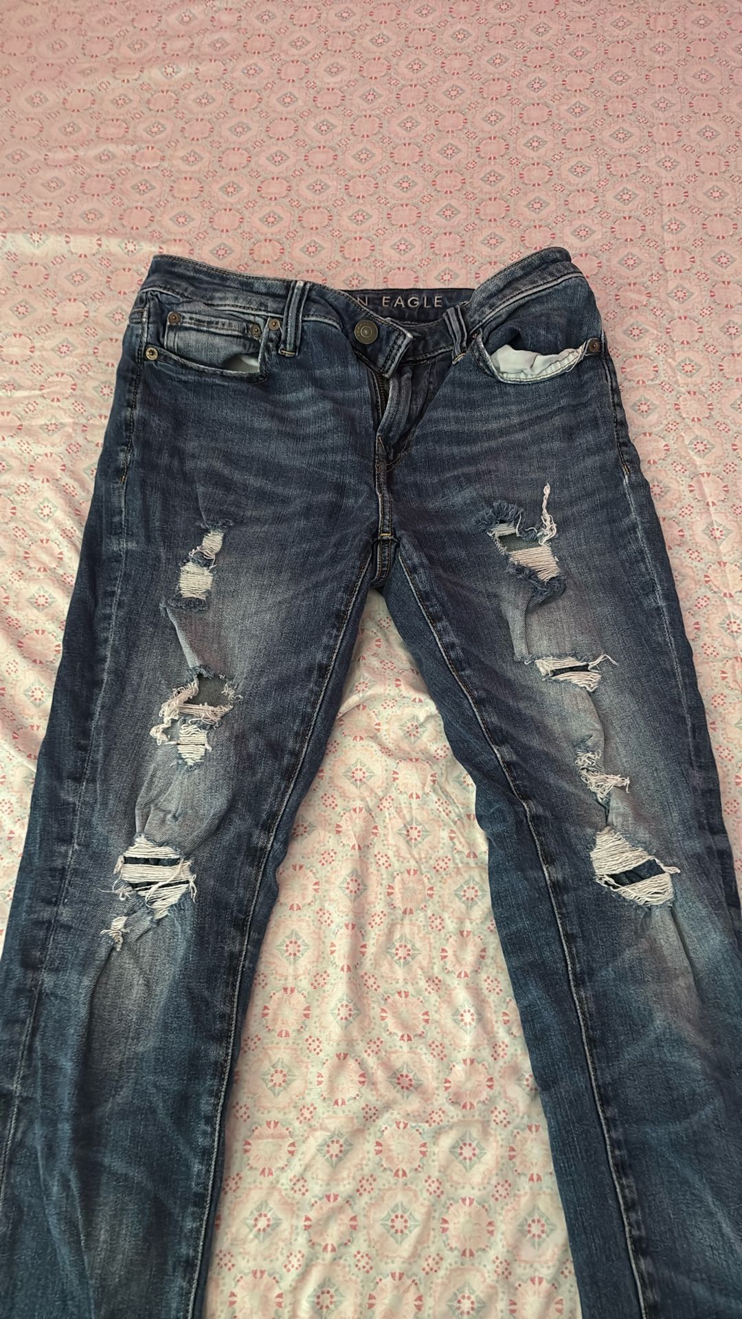 2 Ripped Jeans From American Eagle For Sale Size 29/30