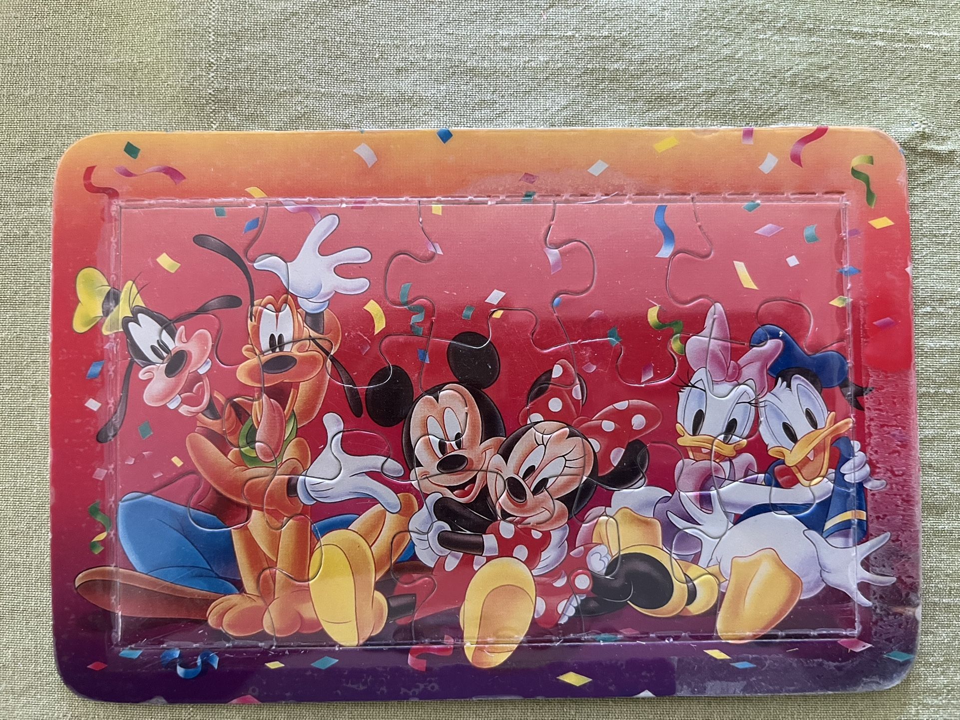 Original Collectable Disney Puzzle Post Card