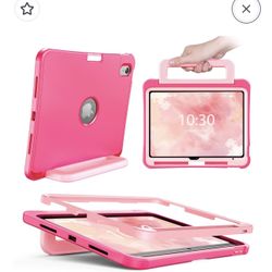 INFILAND Kids Case for iPad A16 11 Inch 2025 (11th Gen), iPad 10th Generation (10.9 Inch 2022), Durable Silicone Shockproof Stand Protective Cover wit