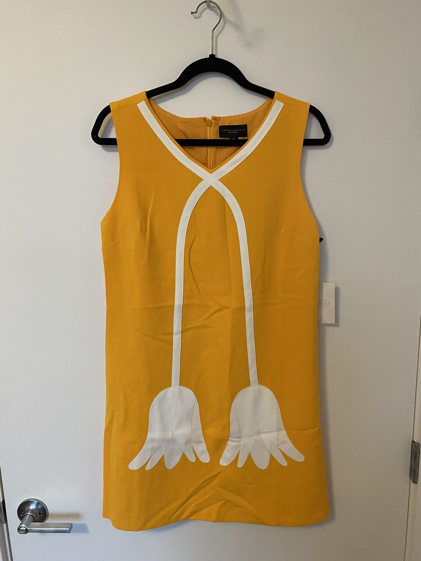 Victoria Beckham Dress Size M Yellow New