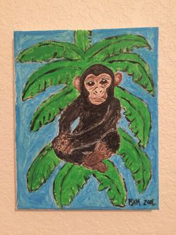 Original 8in x 10in canvas painting