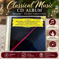 Brahms Symphony No. 2 & Haydn Variations CD