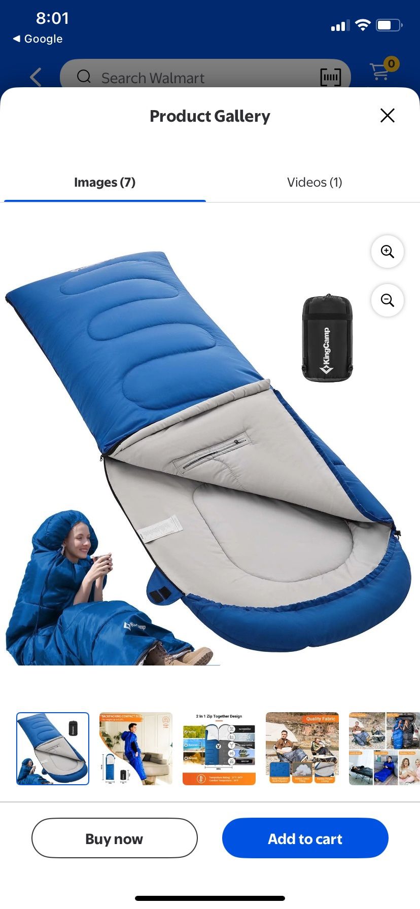 Wearable Sleeping Bags