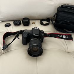 Canon EOS 90D DSLR Camera Body, 3 LENSES, 128gb SD Card Bundle