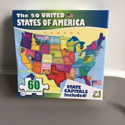 USA states map puzzle - brand new, sealed