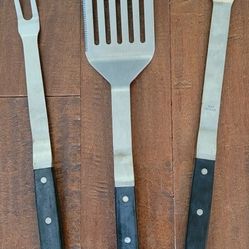 3-Piece Heavy Duty BBQ Tool Set 