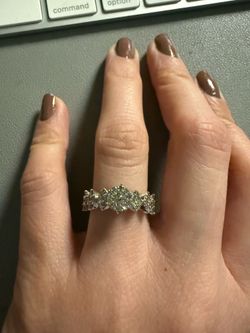 Natural Diamond Ring 18k White Gold 1.00 Carat