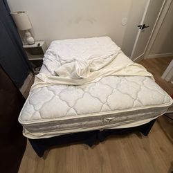 Full-Size Mattress + Box Spring + Bed Frame