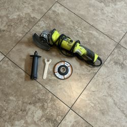 Ryobi Corded 4.5” Twist Handle Angle Grinder 