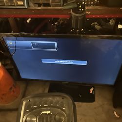 Big Tv working Tv  need put usb plug in the back Change channel