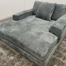 Huge Gray Chaise - Free Delivery