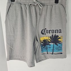 Mens Med (32-34) Corona Summer Jogger Fleece Shorts 
