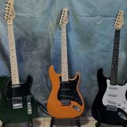 New Electric Guitars With Bag Cable And Shoulder Strap 