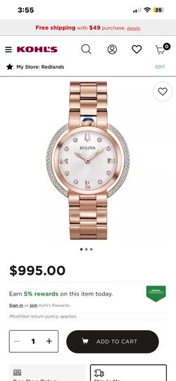 Bulova watch