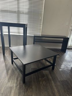 Coffee table, tv stand, tall table