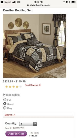 Queen Zanzibar Bedding Set For Sale In Springfield Mo Offerup