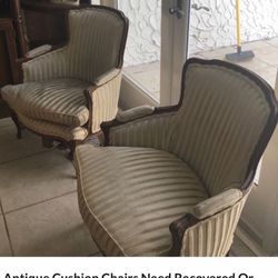 2 Real Antique Chairs 