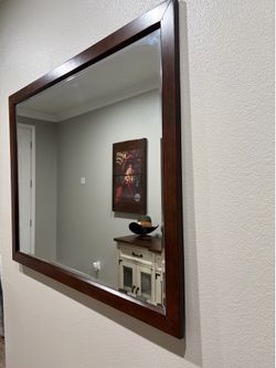 Gorgeous wooden mirror