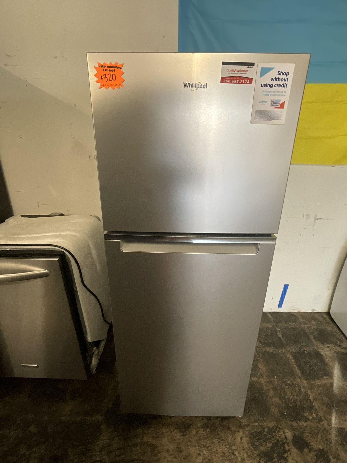 USED WHIRLPOOL FRIDGE