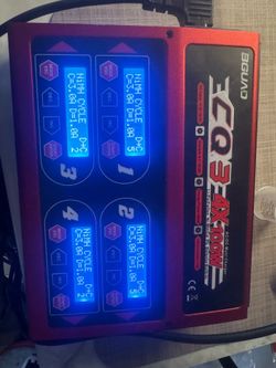 BGUAD CQ3 100Wx4/10Ax4 RC LiPo Charger Discharger 4 CH Intelligence LiPo