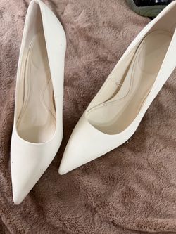 New Zara white heel