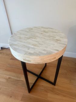 22in Height West Elm End Table / home furniture