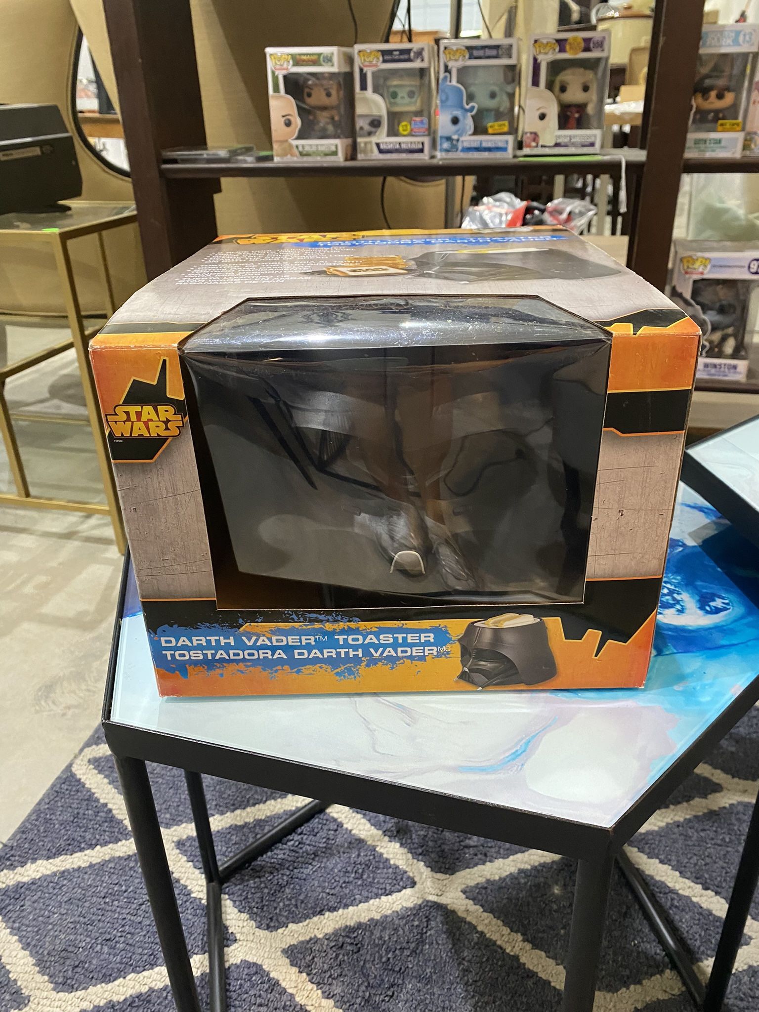 2 Slice Darth Vader Toaster with extra wide slots new in box sealed Disney collectible Star Wars