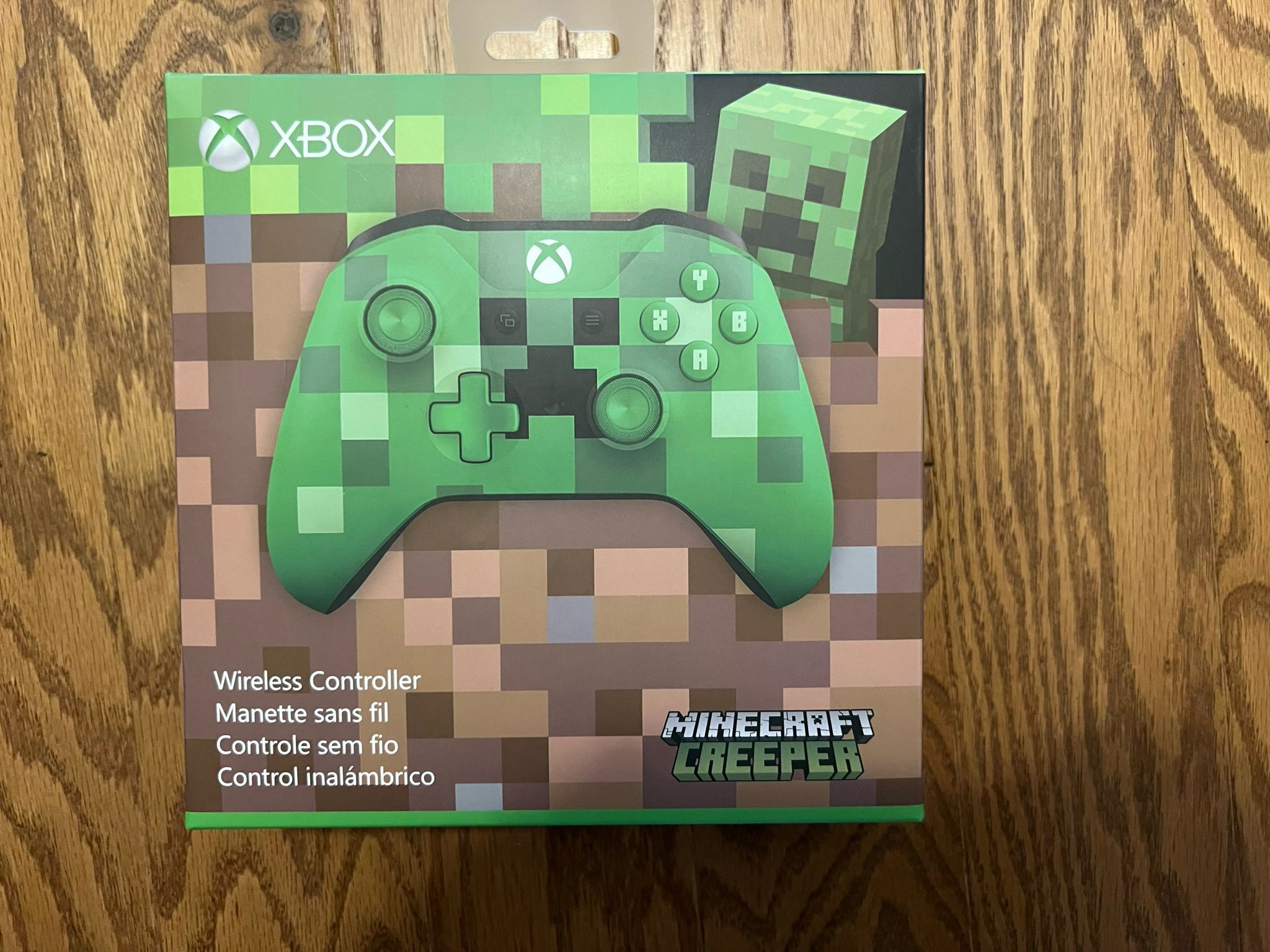 Brand New Minecraft Creeper Limited Edition Wireless Controller Xbox One