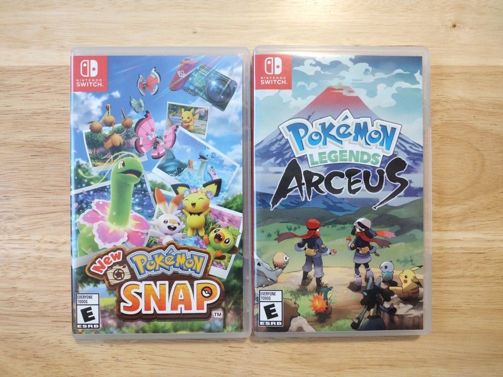 Pokemon Arceus & Snap Nintendo Switch 