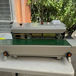 Continuous Sealing Machine Horizontal Continuous Sealer Automatic Bags Film Band Sealer Machine