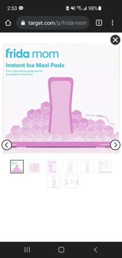 Frida Mom Ice Pad & Liner& Earth's Mama Spray