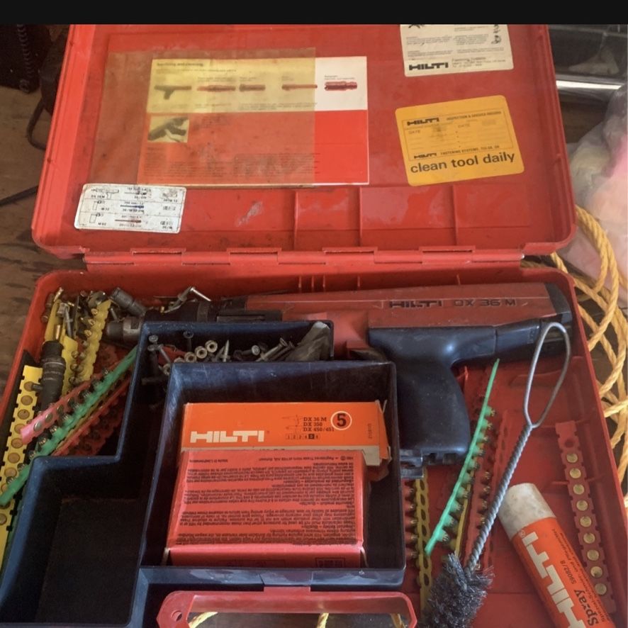 Hilti Dx36m Powder Actuated Nail Gun for Sale in Queens NY OfferUp