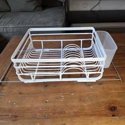 Dish Rack w/Silverware Holder
