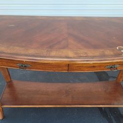 Wooden entrance table